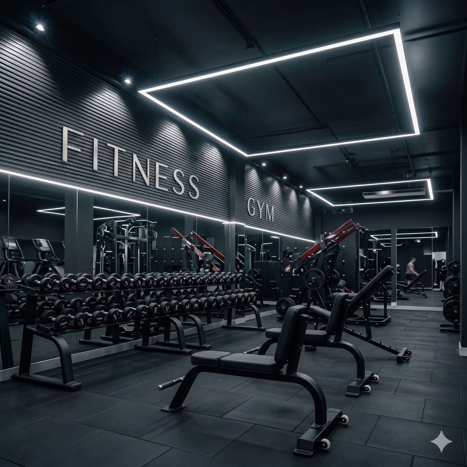 premium gym lobby reception Ultra Fitness Shuklaganj